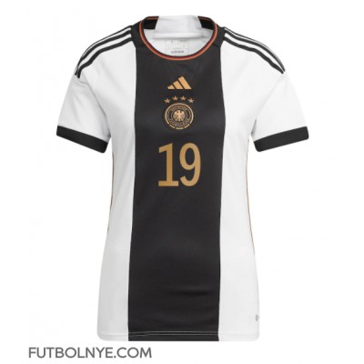 Camiseta Alemania Leroy Sane #19 Primera Equipación para mujer Mundial 2022 manga corta